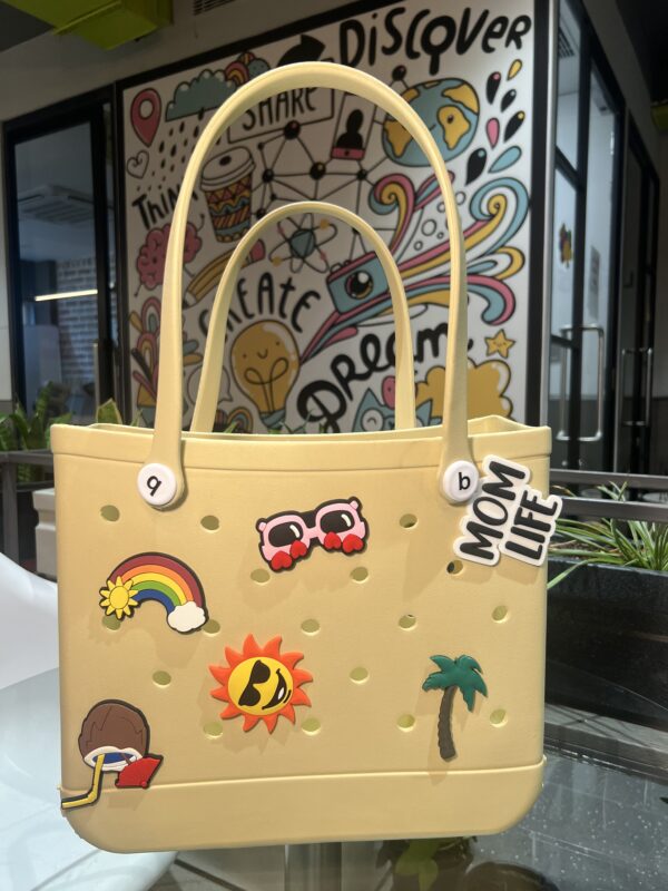 Croc Bag Large Beige colour